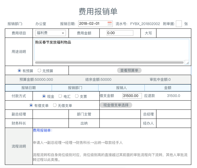 OA合同管理設(shè)置